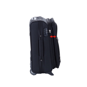 Mała walizka podróżna na kółkach kabinowa materiałowa 91074
