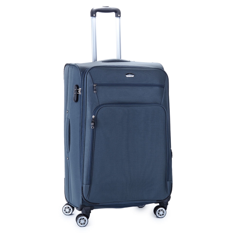 Walizka podróżna na kółkach duża materiałowa z poszerzeniem 80 l 1899