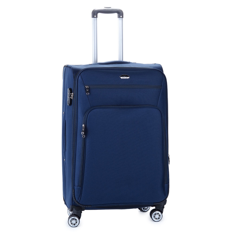 Walizka podróżna na kółkach duża materiałowa z poszerzeniem 80 l 1899