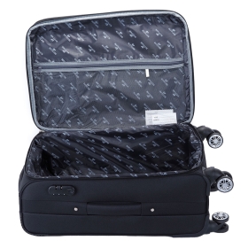 Walizka podróżna na kółkach średnia materiałowa z poszerzeniem 60 l 1899