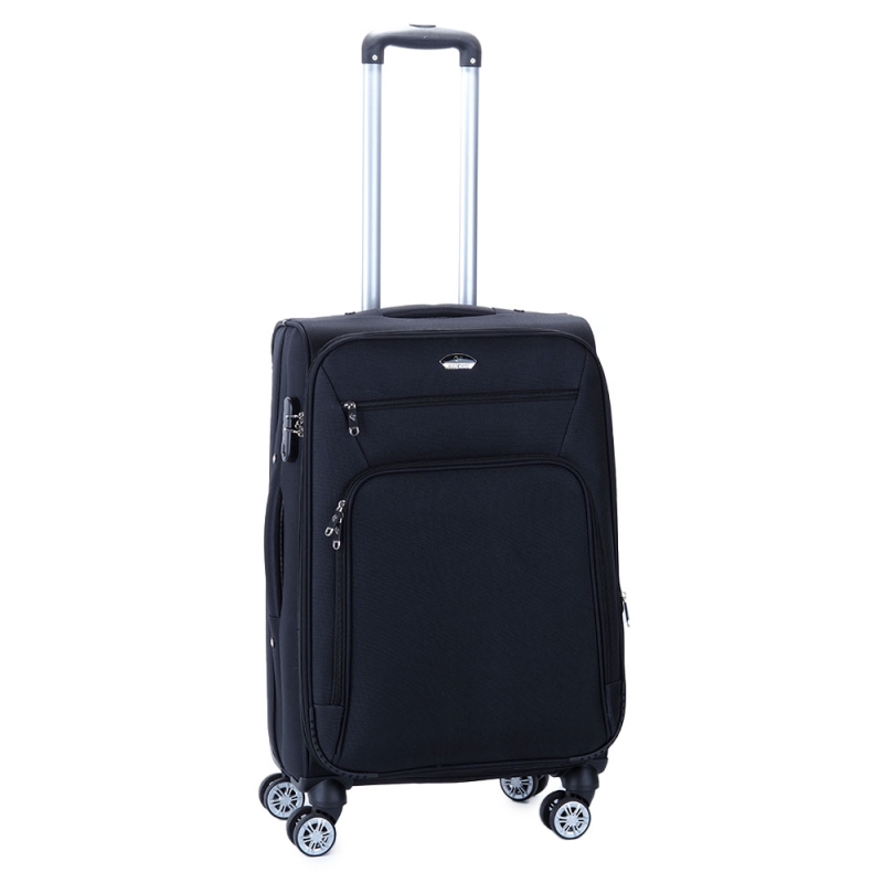 Walizka podróżna na kółkach średnia materiałowa z poszerzeniem 60 l 1899