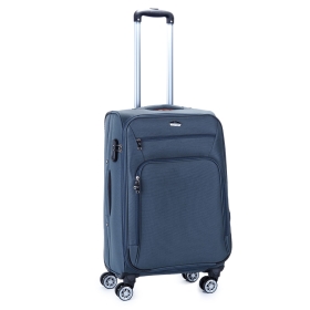 Walizka podróżna na kółkach średnia materiałowa z poszerzeniem 60 l 1899