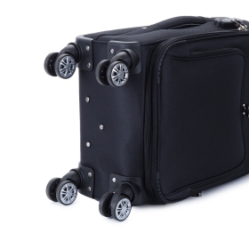 Walizka podróżna na kółkach mała do samolotu 55x40x23 miękka 1899