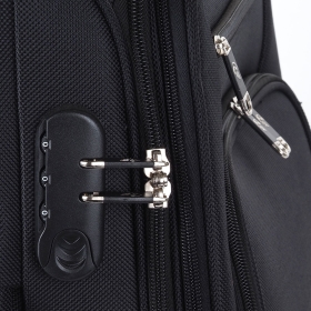 Walizka podróżna na kółkach mała do samolotu 55x40x23 miękka 1899