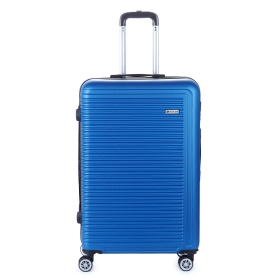 Walizka podróżna na 4 kółkach duża, tania 90l ABS SU625