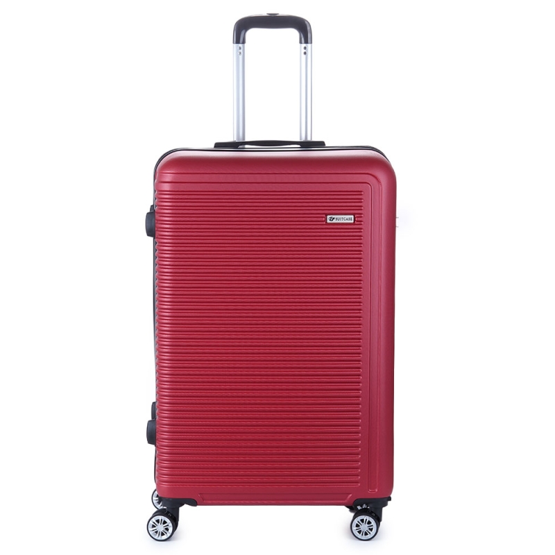 Walizka podróżna na 4 kółkach duża, tania 90l ABS SU625