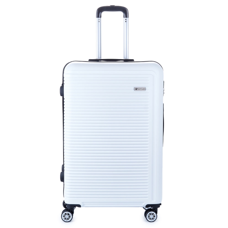 Walizka podróżna na 4 kółkach duża, tania 90l ABS SU625