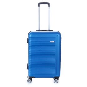 Walizka podróżna na 4 kółkach średnia, tania 60l ABS SU625