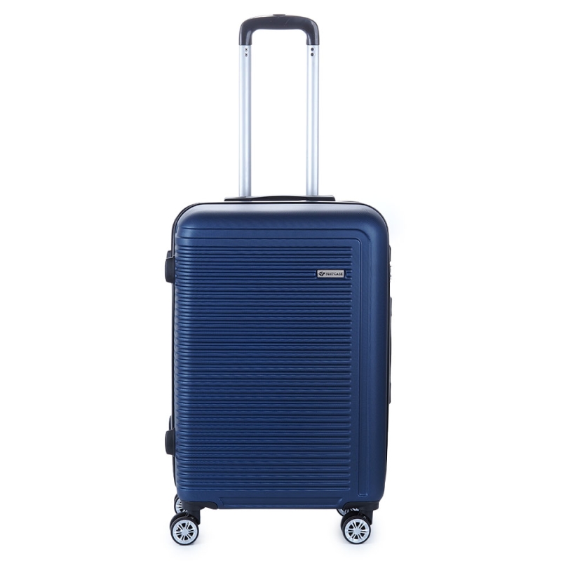 Walizka podróżna na 4 kółkach średnia, tania 60l ABS SU625