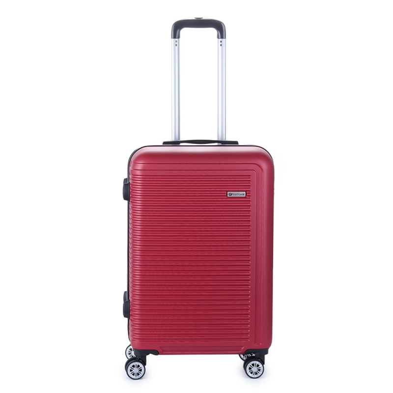 Walizka podróżna na 4 kółkach średnia, tania 60l ABS SU625