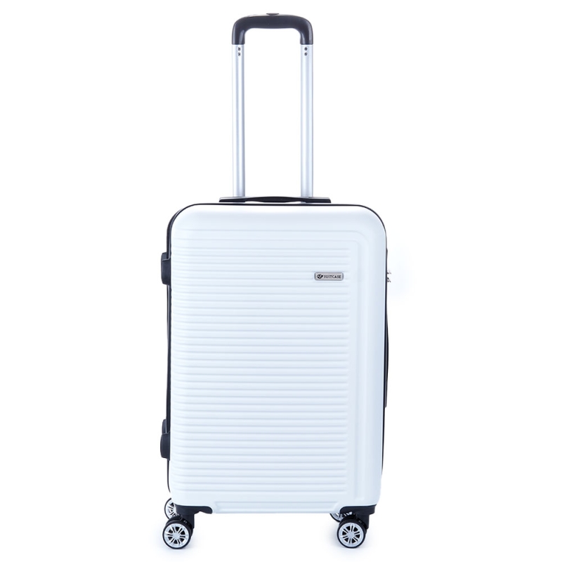 Walizka podróżna na 4 kółkach średnia, tania 60l ABS SU625