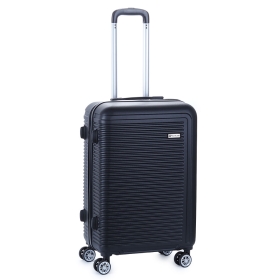 Walizka podróżna na 4 kółkach średnia, tania 60l ABS SU625