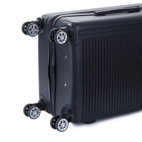 Walizka podróżna na 4 kółkach średnia, tania 60l ABS SU625