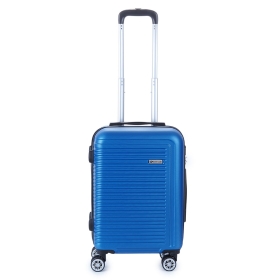 Walizka podróżna na kółkach mała do samolotu 55x40x23 twarda ABS SU625