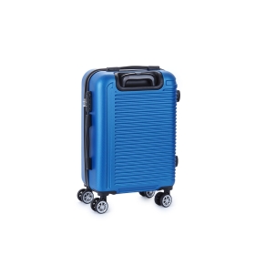 Walizka podróżna na kółkach mała do samolotu 55x40x23 twarda ABS SU625