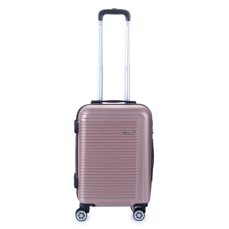 Walizka podróżna na kółkach mała do samolotu 55x40x23 twarda ABS SU625