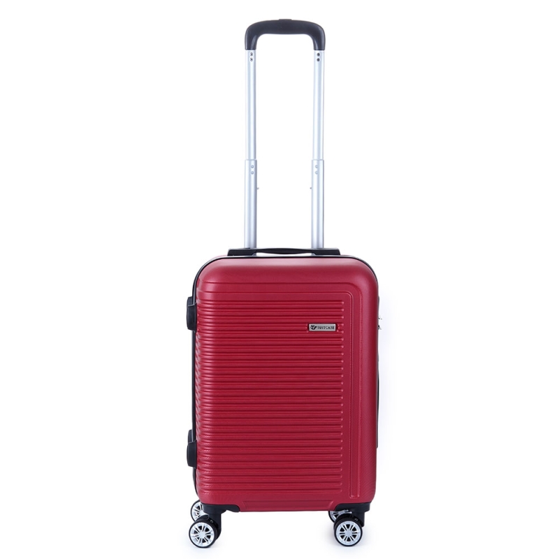 Walizka podróżna na kółkach mała do samolotu 55x40x23 twarda ABS SU625