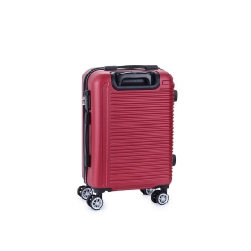 Walizka podróżna na kółkach mała do samolotu 55x40x23 twarda ABS SU625