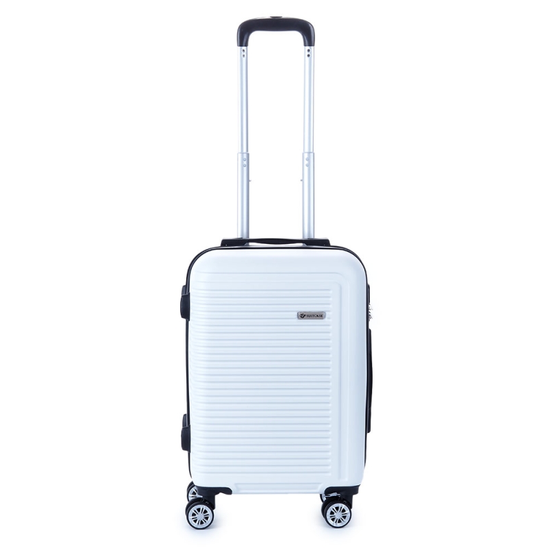 Walizka podróżna na kółkach mała do samolotu 55x40x23 twarda ABS SU625