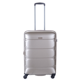 Walizka podróżna średnia na kółkach, polikarbon 80l Airtex 748