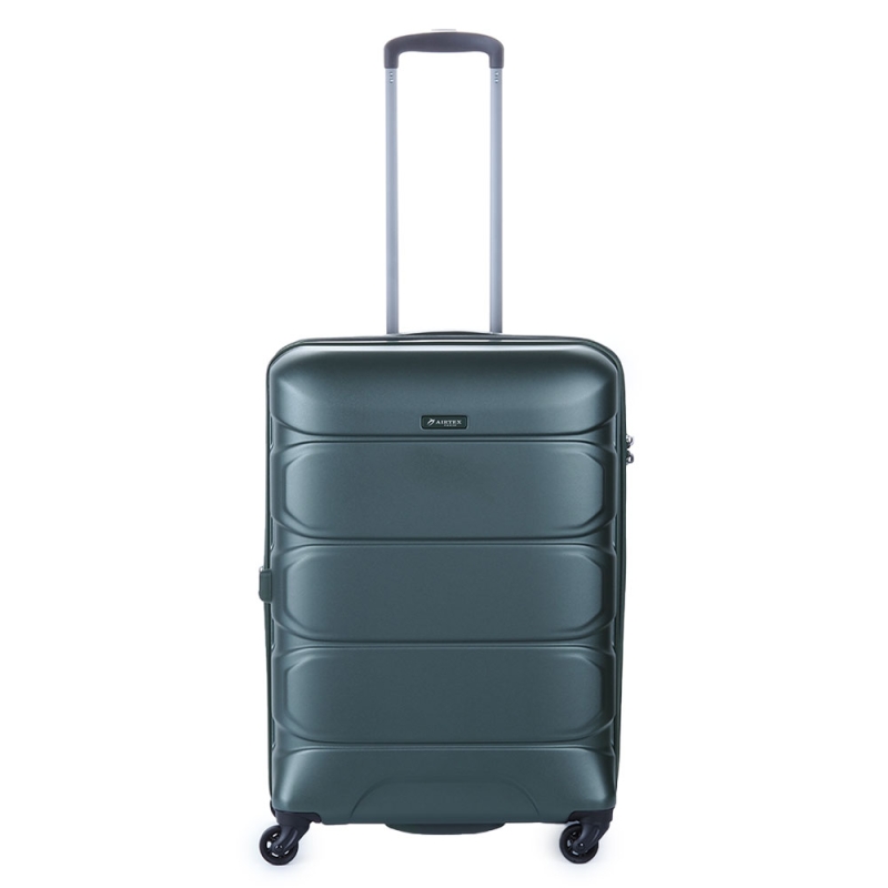 Walizka podróżna średnia na kółkach, polikarbon 80l Airtex 748