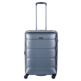 Walizka podróżna średnia na kółkach, polikarbon 80l Airtex 748