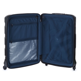 Walizka podróżna średnia na kółkach, polikarbon 80l Airtex 748