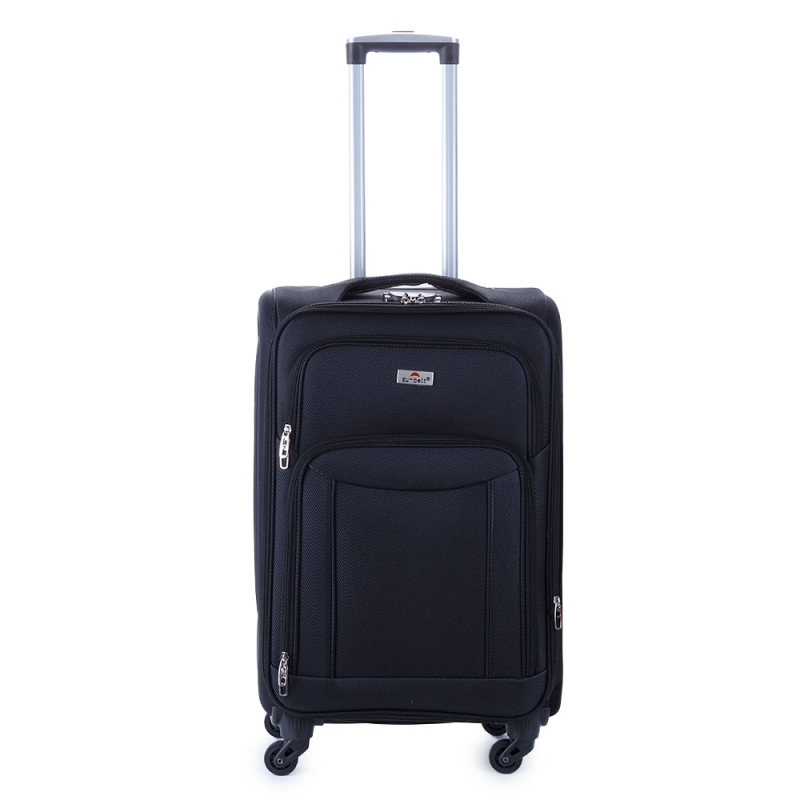 Walizka podróżna średnia na 4 kółkach materiałowa 70l 9774