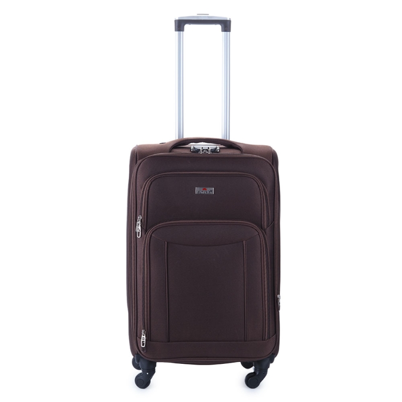 Walizka podróżna średnia na 4 kółkach materiałowa 70l 9774