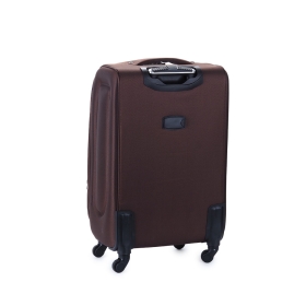 Walizka podróżna średnia na 4 kółkach materiałowa 70l 9774