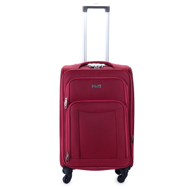 Walizka podróżna średnia na 4 kółkach materiałowa 70l 9774