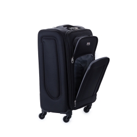 Walizka podróżna średnia na 4 kółkach materiałowa 70l 9774