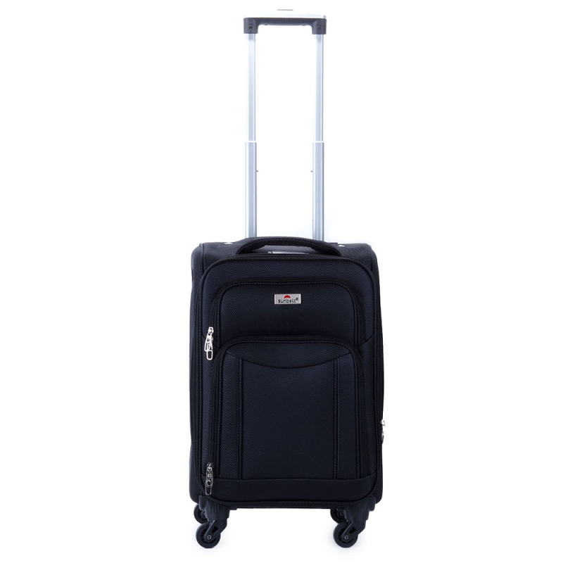 Walizka podróżna mała na kółkach kabinowa, materiałowa 40l 9774