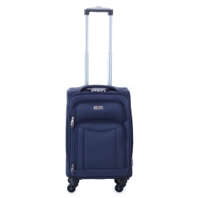 Walizka podróżna mała na kółkach kabinowa, materiałowa 40l 9774