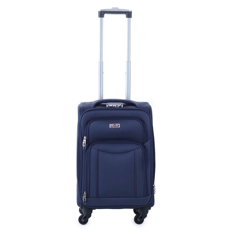 Walizka podróżna mała na kółkach kabinowa, materiałowa 40l 9774