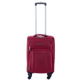 Walizka podróżna mała na kółkach kabinowa, materiałowa 40l 9774