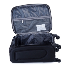 Walizka podróżna mała na kółkach kabinowa, materiałowa 40l 9774