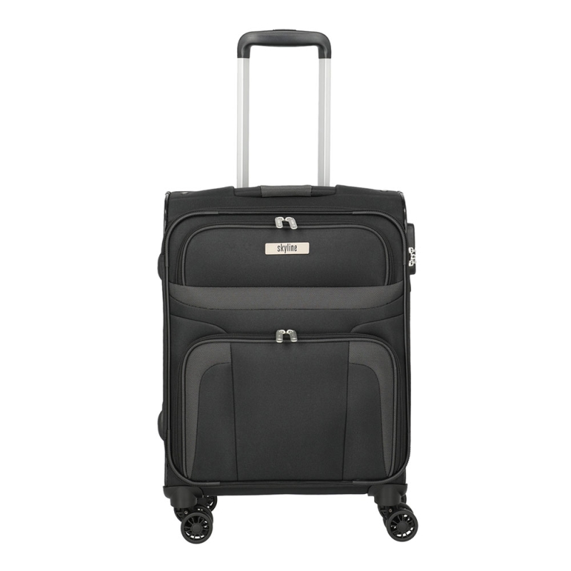 Walizka podróżna mała na kółkach do samolotu 55x40x20 miękka 98547