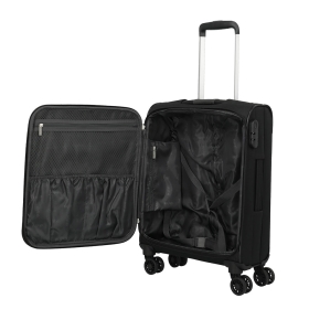 Walizka podróżna mała na kółkach do samolotu 55x40x20 miękka 98547