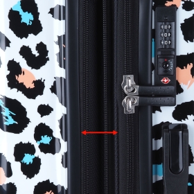 Walizka podróżna duża na kółkach, polikarbon 100l TSA Airtex 7295