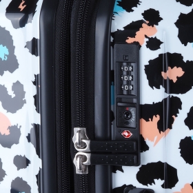 Walizka podróżna średnia na kółkach, polikarbon 60 l TSA Airtex 7295