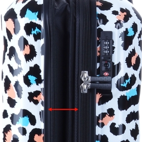 Walizka podróżna do samolotu  55x35x20 poliwęglan 40l Airtex 7295