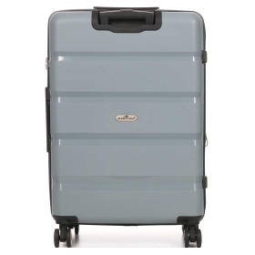 Duża walizka podróżna na kółkach polipropylen TSA 100l 43603