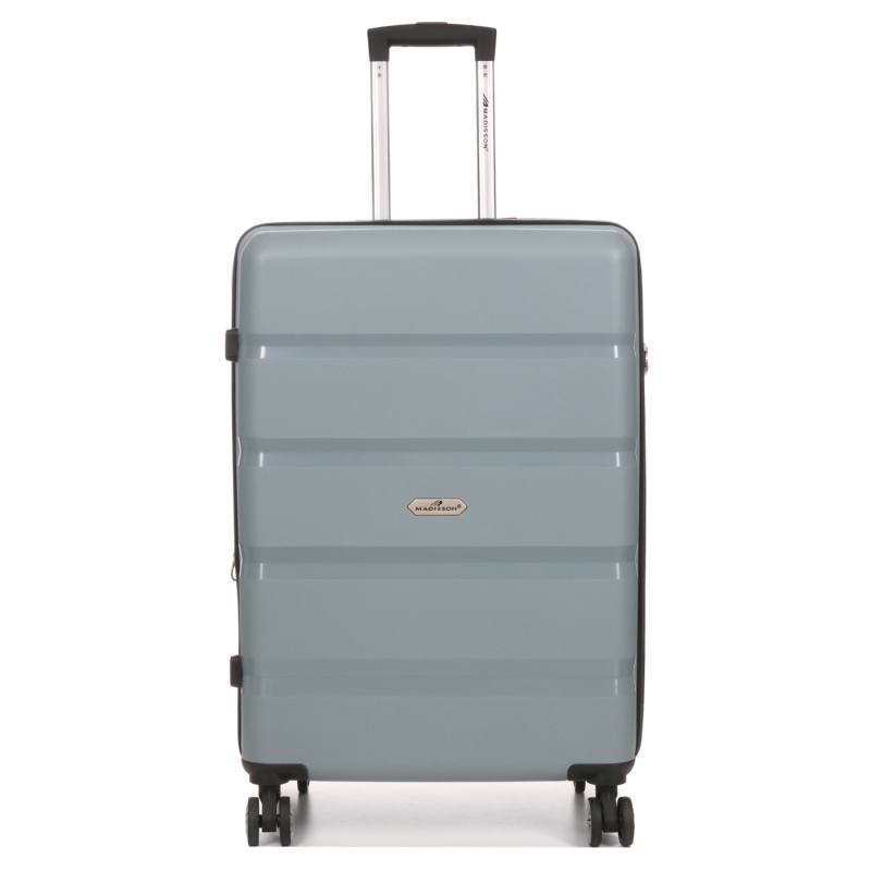 Duża walizka podróżna na kółkach polipropylen TSA 100l 43603