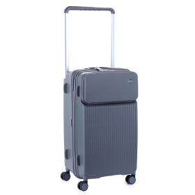 Walizka podróżna średnia na kółkach, polipropylen TSA 70l Airtex 658