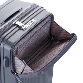 Walizka podróżna średnia na kółkach, polipropylen TSA 70l Airtex 658