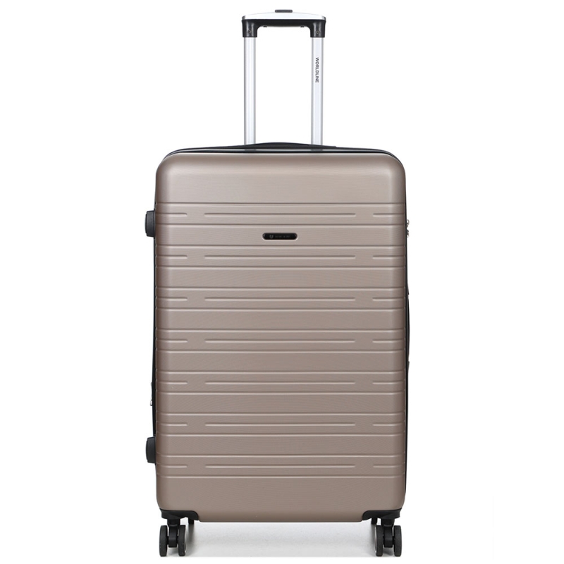 Walizka podróżna duża na kółkach twarda ABS, poszerzana 100 l TSA 627