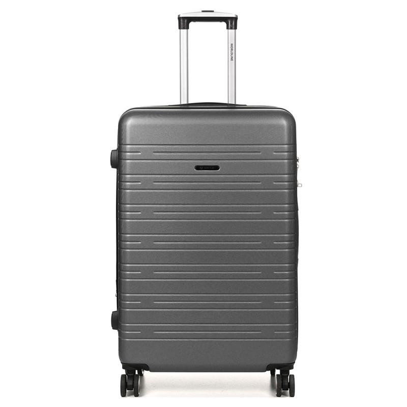 Walizka podróżna duża na kółkach twarda ABS, poszerzana 100 l TSA 627