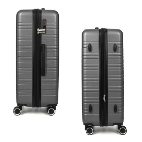 Walizka podróżna duża na kółkach twarda ABS, poszerzana 100 l TSA 627