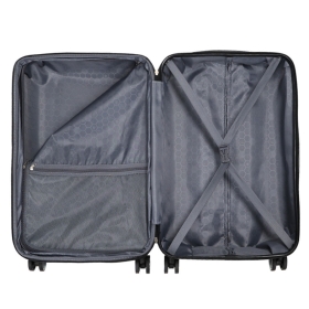 Walizka podróżna duża na kółkach twarda ABS, poszerzana 100 l TSA 627